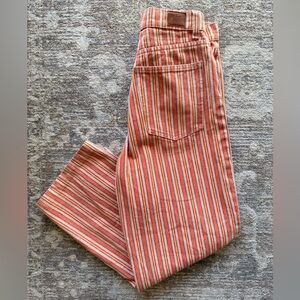 BDG High-Rise Baggy Striped Jeans